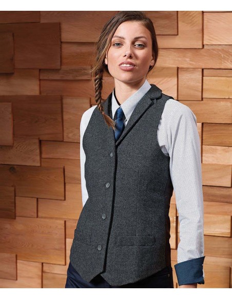 Premier Women's herringbone waistcoat