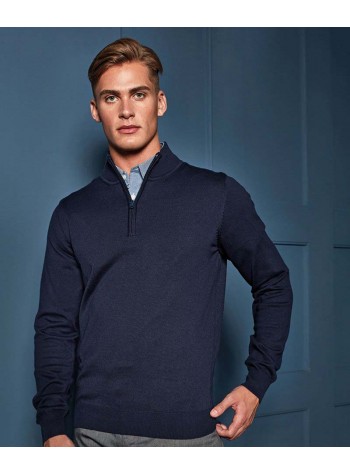 Premier ¼ zip knitted sweater