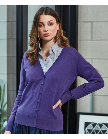 Premier Women's button-through knitted cardigan