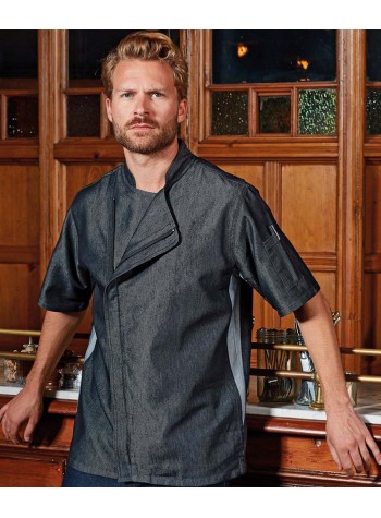Premier Chef's zip-close short sleeve jacket