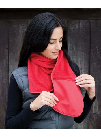 Result Winter Essentials Polartherm™ fleece scarf with zip pocket