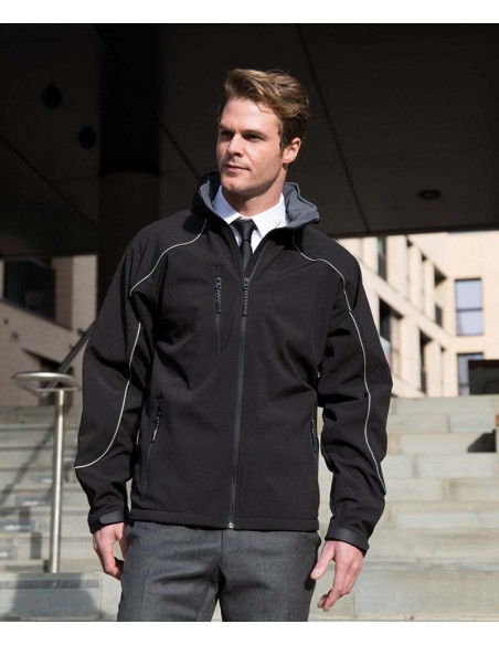 Result Work-Guard Hooded softshell jacket