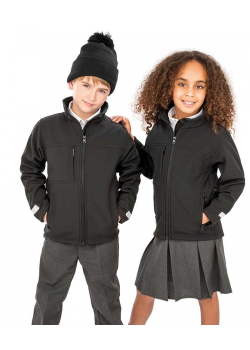 Result Junior classic softshell 3-layer jacket