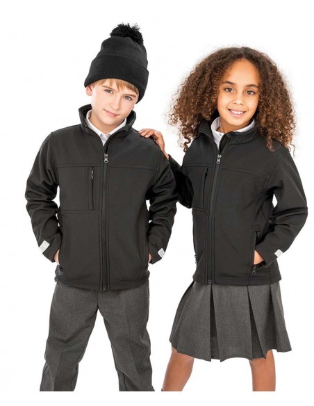 Result Junior classic softshell 3-layer jacket