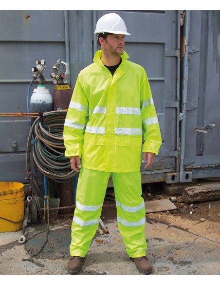 Result Safeguard High-viz waterproof suit