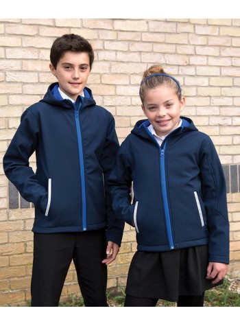 Result Core Junior TX performance hooded softshell jacket