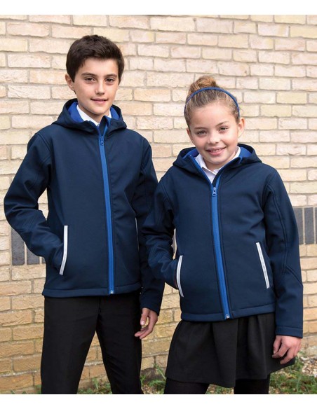 Result Core Junior TX performance hooded softshell jacket