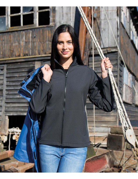 Result Women's 3-in-1 journey jacket with softshell inner