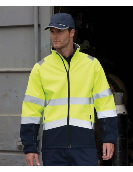 Result Safeguard Printable safety softshell jacket