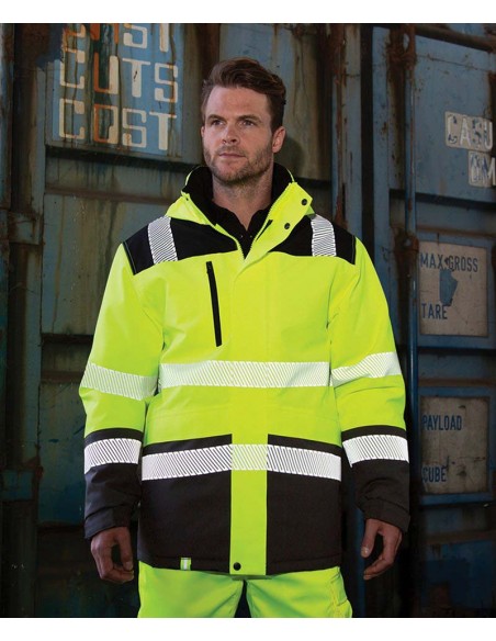 Result Safeguard Printable softshell safety coat