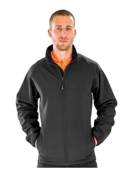 Result Genuine Recycled Men's recycled 2-layer printable softshell jacket