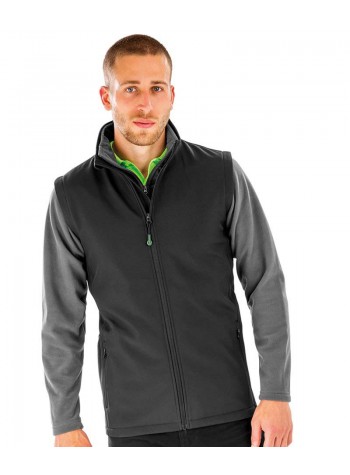Result Genuine Recycled Men's recycled 2-layer printable softshell bodywarmer