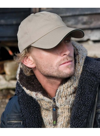 Result Headwear Heavy cotton drill pro-style with sandwich peak