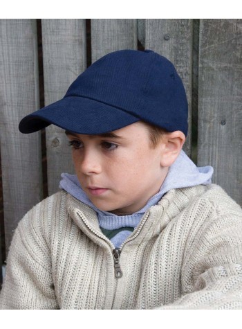Result Headwear Junior low-profile heavy brushed cotton cap