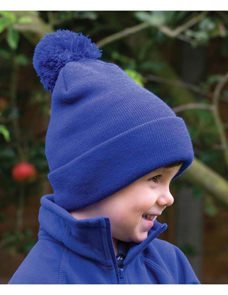 Result Winter Essentials Junior pom pom beanie