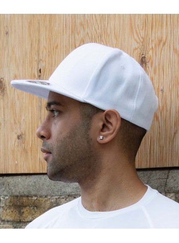 Result Headwear Bronx original flat peak snapback cap