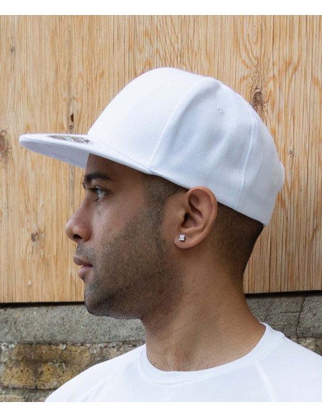 Result Headwear Bronx original flat peak snapback cap