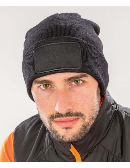 Result Genuine Recycled Double knit printers beanie