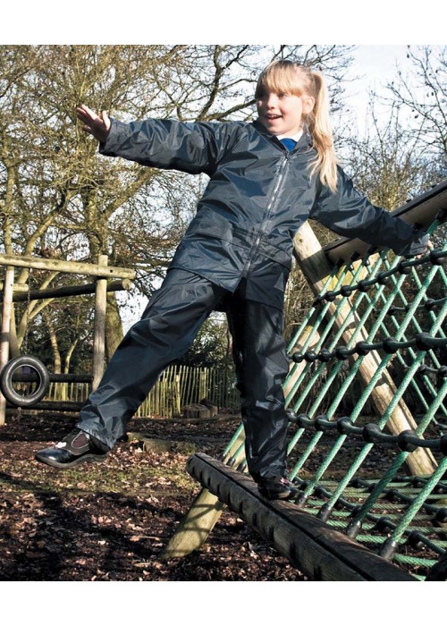 Result Junior waterproof jacket and trouser set