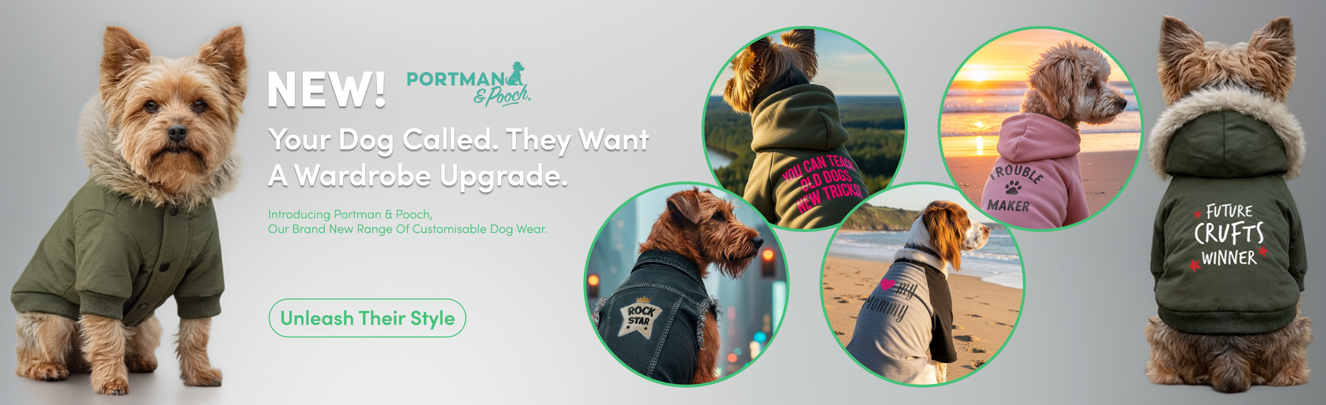 Introducing Dog Clothing from Portman & Pooch